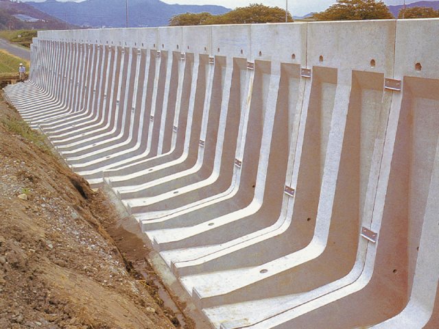 ハイ・タッチウォール（大臣認定 大地震用） | 擁壁・法面保護
