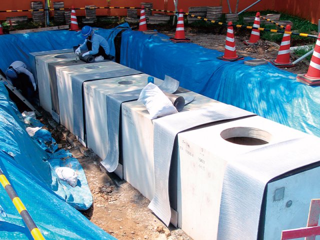 プレキャストマンホールトイレ | 防災