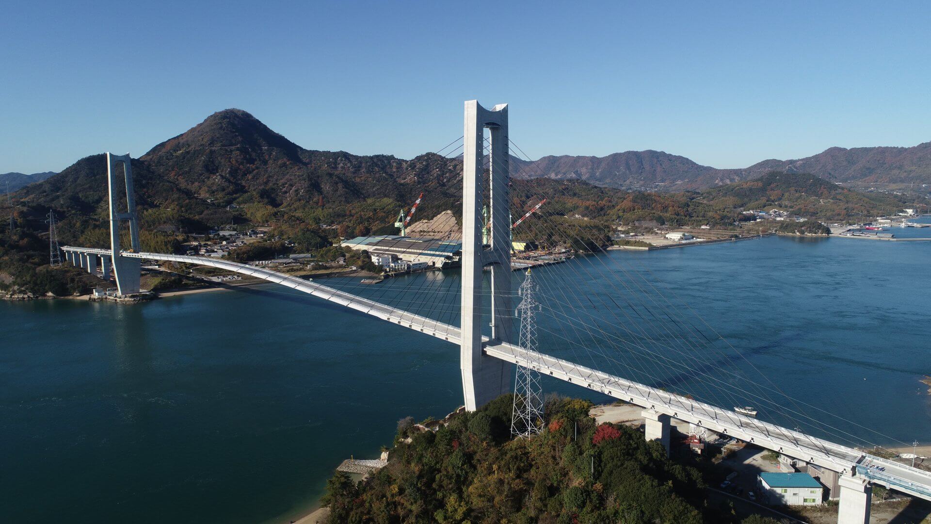 離交橋整第160号10 一般県道岩城弓削線　岩城橋建設工事（その２）